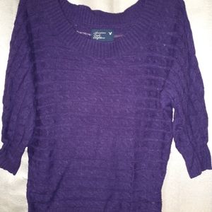 American Eagle sweater Purple size Small